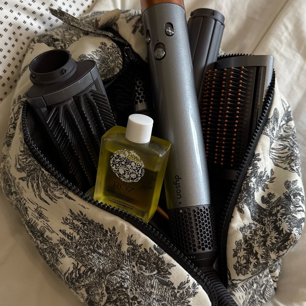 Dyson Silver and Black Hair Styling Set